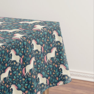 Beautiful Magical Unicorn Pattern Tablecloth