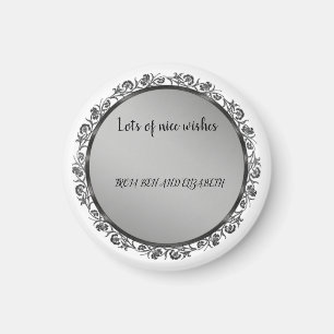 BEAUTIFUL MAGNET WITH DEDICATION