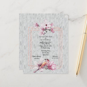 Beautiful Magnolias Rose Gold