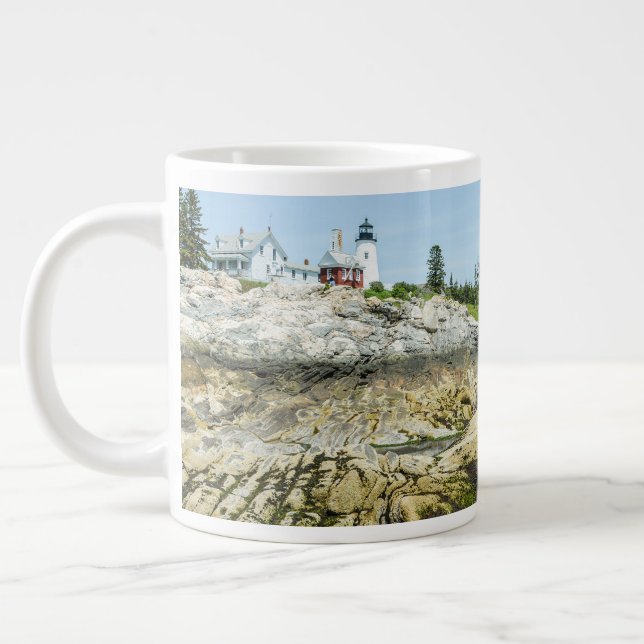 Beautiful Maine Coast Acadia Large Coffee Mug (Left)