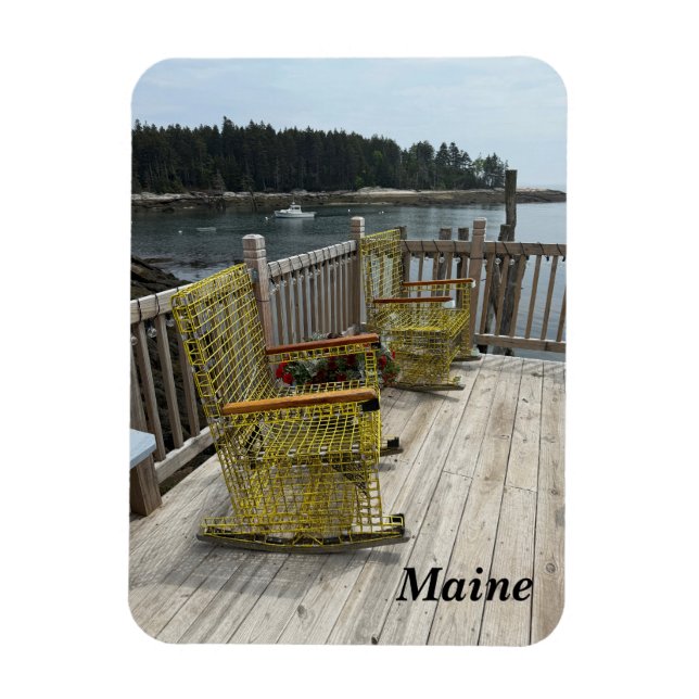 Beautiful Maine coast scene Magnet (Vertical)