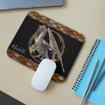 Beautiful Majestic Bronze Dragon Scales Mouse Mat<br><div class="desc">This design was created though digital art. It may be personalized in the area provide or customizing by choosing the click to customize further option and changing the name, initials or words. You may also change the text color and style or delete the text for an image only design. Contact...</div>