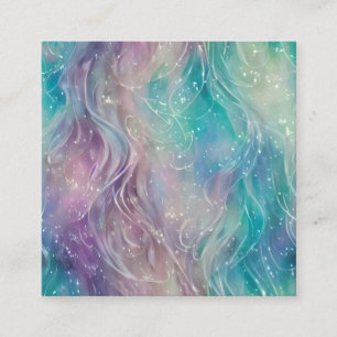 Beautiful Majestic Pastel Earthy Lion Mane Planner Square Business Card