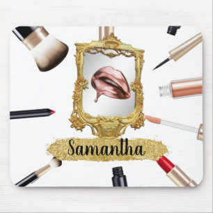 Beautiful Makeup Beauty Elegant Chic Custom Mouse Mat