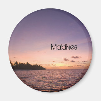 Beautiful Maldives Beach Magnet