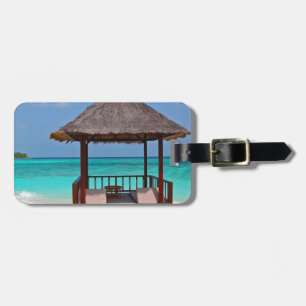 Beautiful Maldives Islands Luggage Tag