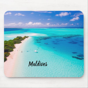 Beautiful Maldives Mouse Mat