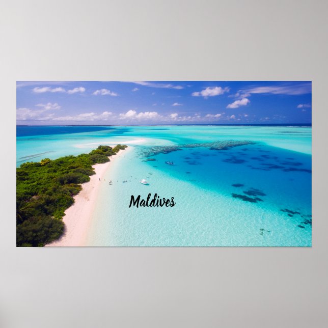 Beautiful Maldives Poster (Front)