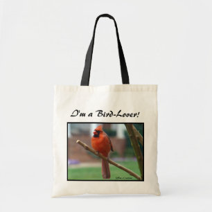 Beautiful Male Cardinal Tote Bag