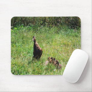 Beautiful Mallard ducklings and Mother..... Mouse Mat