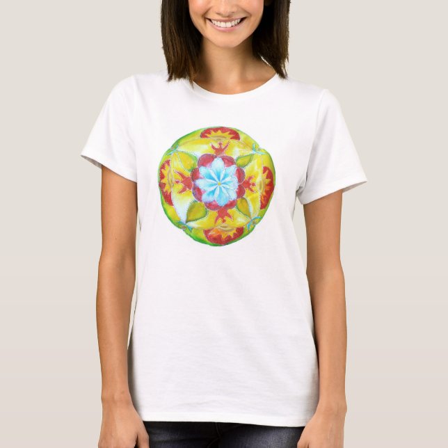 Beautiful Mandala Art Drawing  Strap Tank Top (Front)