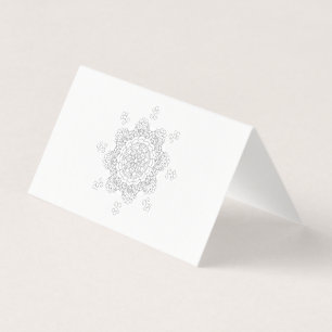 Beautiful mandala desing flower design indian vect business card