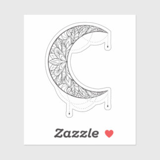 Beautiful Mandala Moon Design Pattern