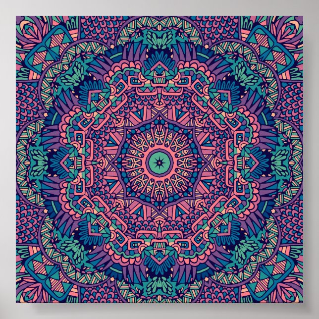 Beautiful Mandala  Poster (Front)