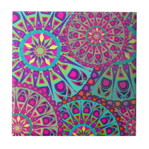 Beautiful mandala print tile