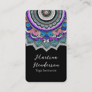 Beautiful Mandala Yoga Business Card