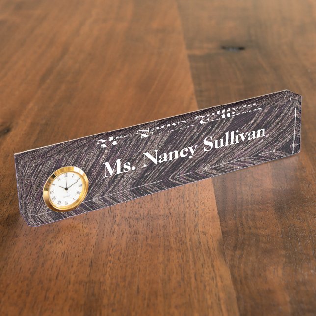 Beautiful Marble design Nameplate (Side)
