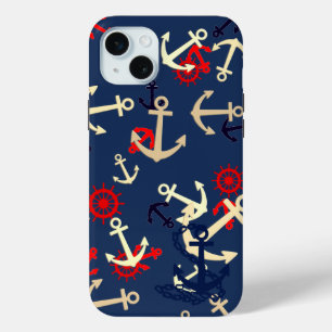 Beautiful Maritime Style For You Sea Lovers iPhone 15 Mini Case