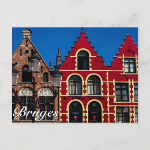 Beautiful Markt Square of Bruges Postcard
