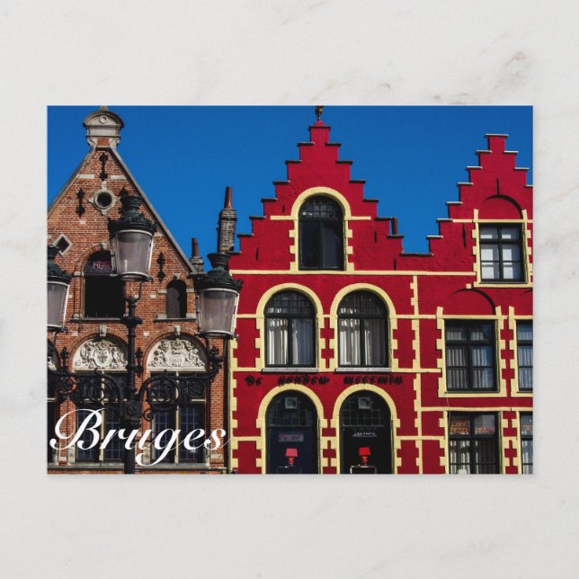 Beautiful Markt Square of Bruges Postcard (Front)