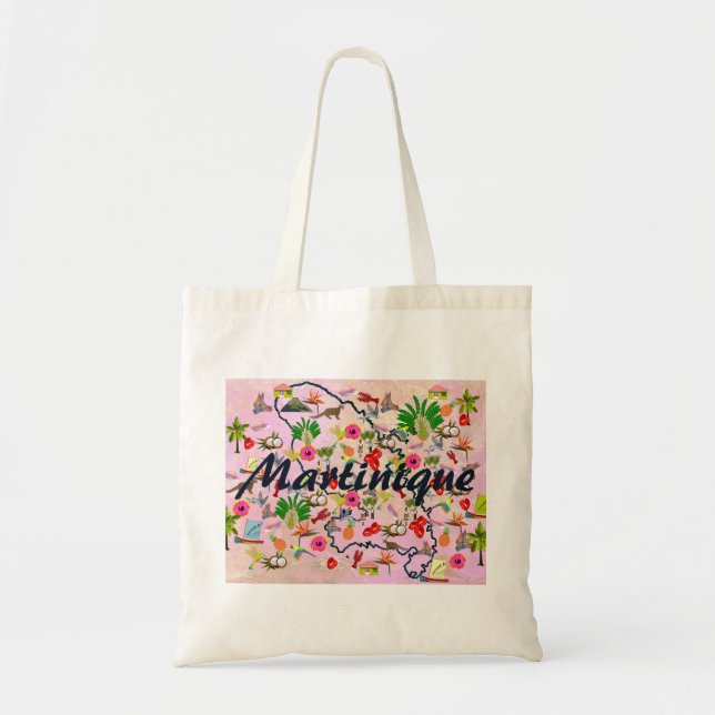 Beautiful Martinique Tote Bag (Front)