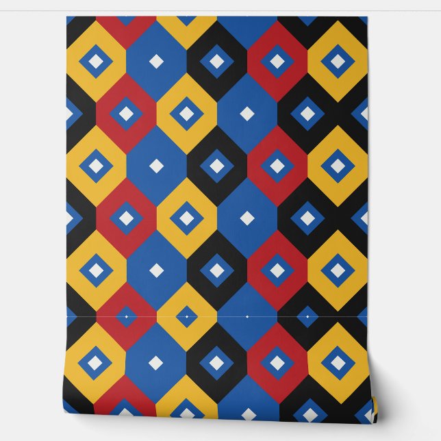 Beautiful Mathematics Geometric Pattern  Wallpaper (Unrolling)
