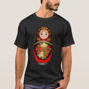 Beautiful Matryoshka Russian Nesting Doll T-Shirt