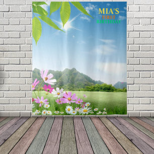 Beautiful Meadow Tapestry Backdrop