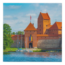 Beautiful Mediaeval Castle on Blue Lake