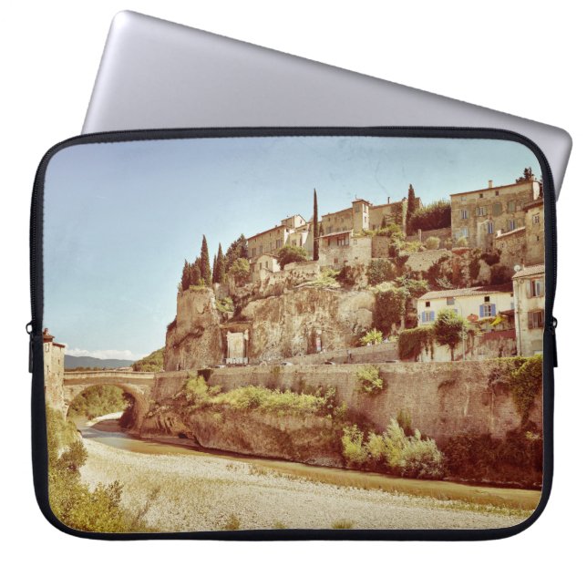 Beautiful Mediaeval Village of Vaison la Romaine,  Laptop Sleeve (Front)