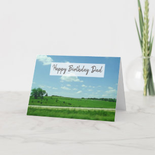 Beautiful Medwest  Landscape Photo Birthday Card