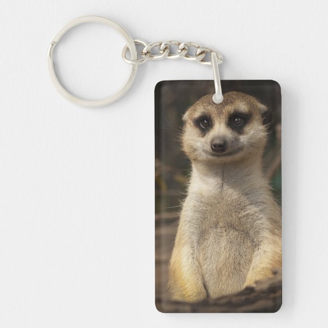 Beautiful Meerkat Key Ring (Front)