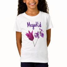 Beautiful Mega Kid pretty pink tulip purple floral
