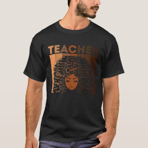 Beautiful Melanin Teacher Pride Black History Mont T-Shirt