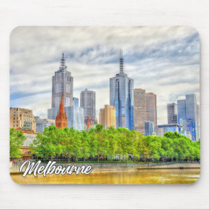 Beautiful Melbourne, Australia Mouse Mat