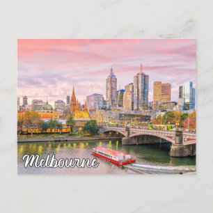 Beautiful Melbourne, Australia Postcard