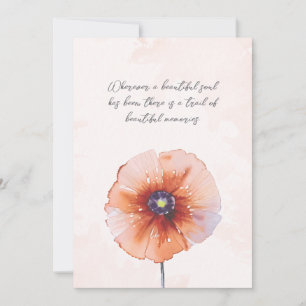 Beautiful Memories Sympathy Anniversary Card