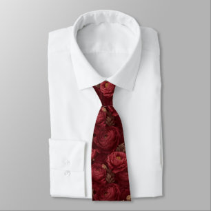 Beautiful Mens Accessories Ranunculus Flower Tie