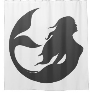 Beautiful Mermaid Bathroom Shower Curtain