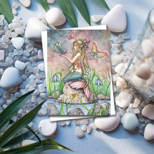 Beautiful Mermaid Card by Molly Harrison