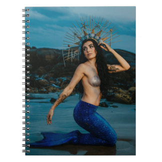 beautiful mermaid spiral note book | Note book