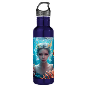 Beautiful Mermaid Under Water 710 Ml Water Bottle