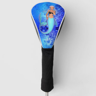Beautiful Mermaid Under Water Golf Head Cover