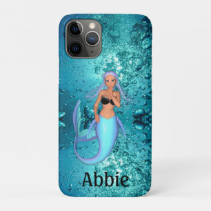 Beautiful Mermaid Under Water Personalised iPhone 11 Pro Case