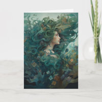 Beautiful Mermaid Whimsical painting