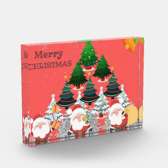 Beautiful Merry Christmas Design Photo Block (Left)
