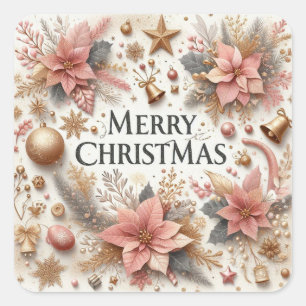 Beautiful Merry Christmas Sticker 