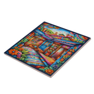 Beautiful Mexican Art Tile