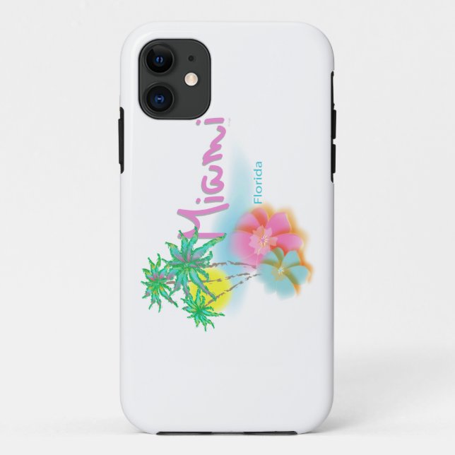 Beautiful Miami Florida Case-Mate iPhone Case (Back)