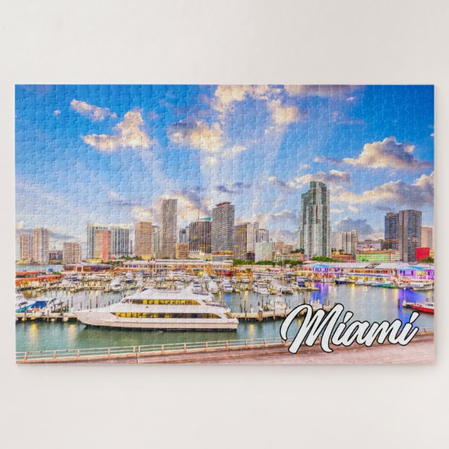 Beautiful Miami, Florida, USA Jigsaw Puzzle (Horizontal)